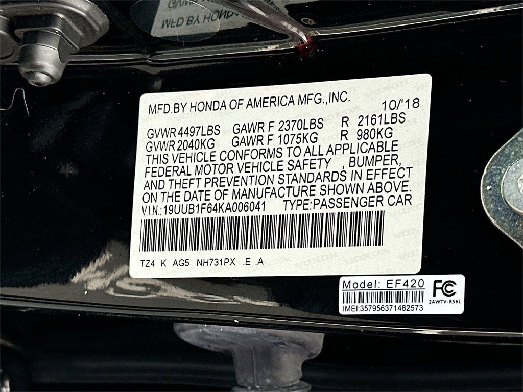 2019 Acura TLX Tech & A-SPEC Pkgs