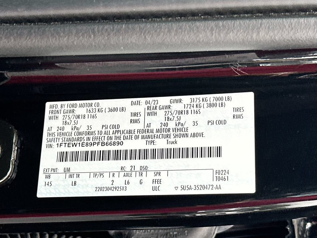 2023 Ford F-150 Tremor