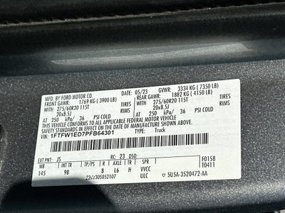 2023 Ford F-150 Platinum