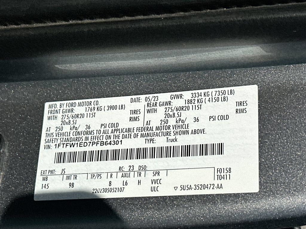 2023 Ford F-150 Platinum