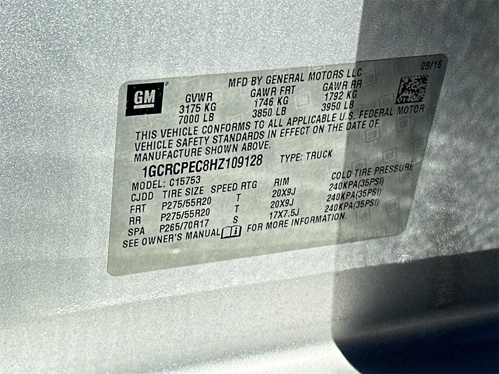 2017 Chevrolet Silverado 1500 Custom