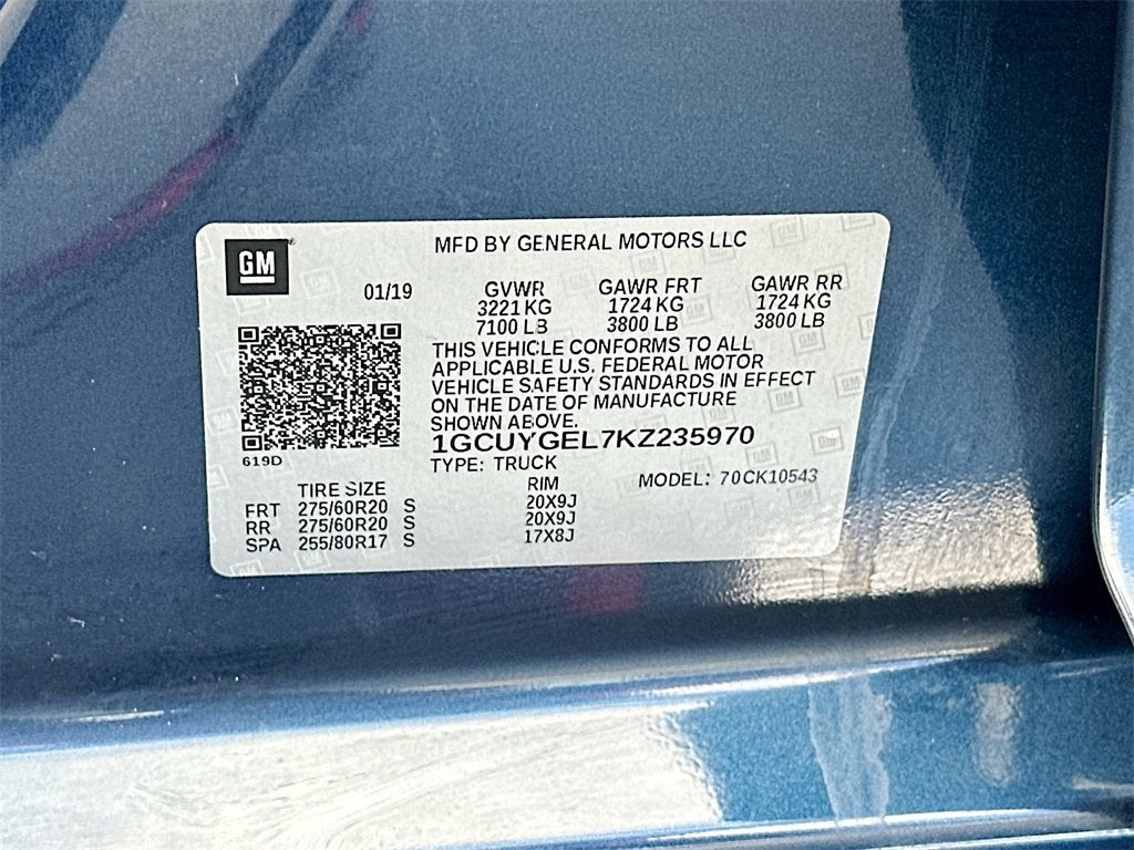 2019 Chevrolet Silverado 1500 LTZ