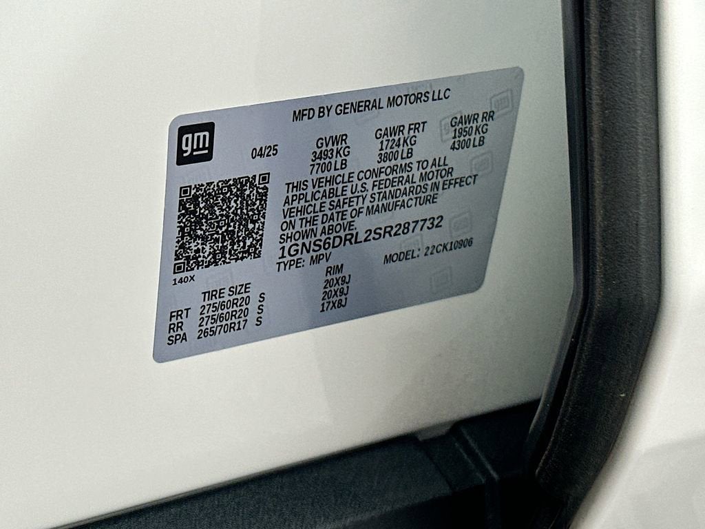 2025 Chevrolet Suburban Z71