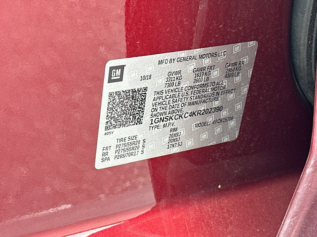 2019 Chevrolet Tahoe Premier