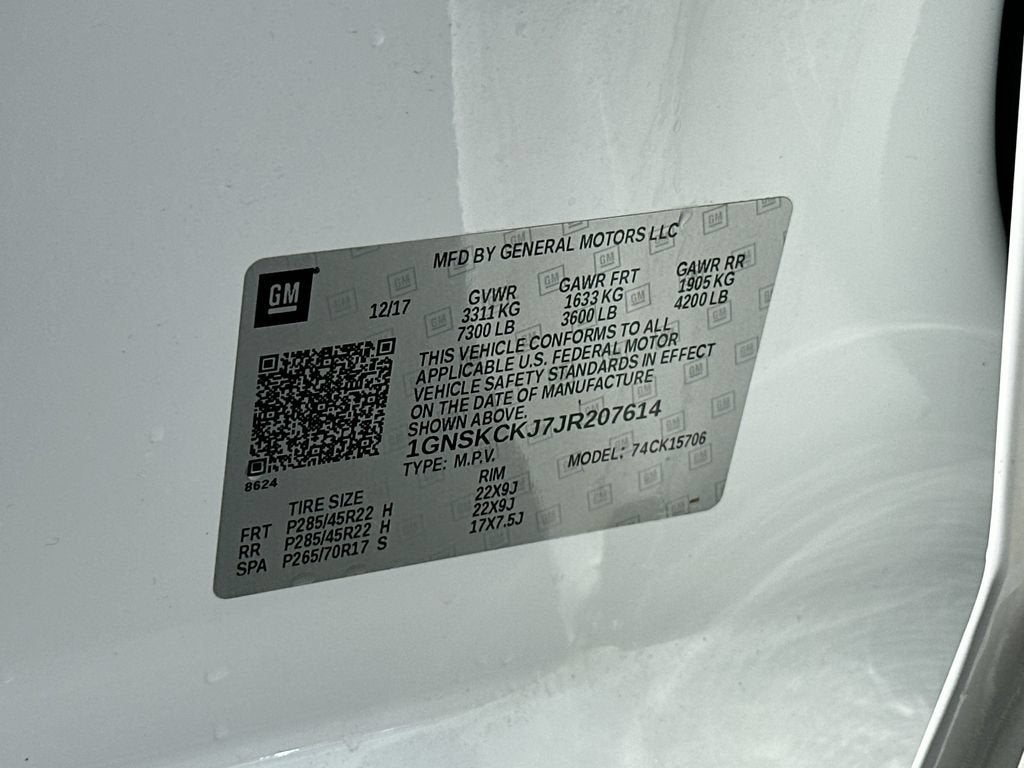 2018 Chevrolet Tahoe Premier