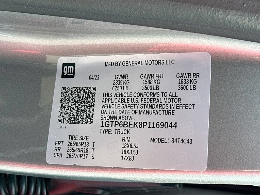 2023 GMC Canyon Elevation