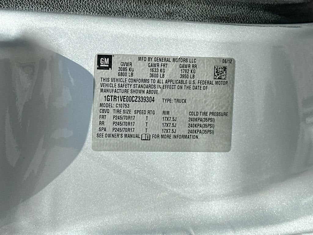 2012 GMC Sierra 1500 SLE