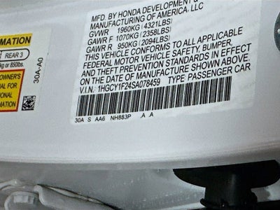 2025 Honda Accord Sedan LX