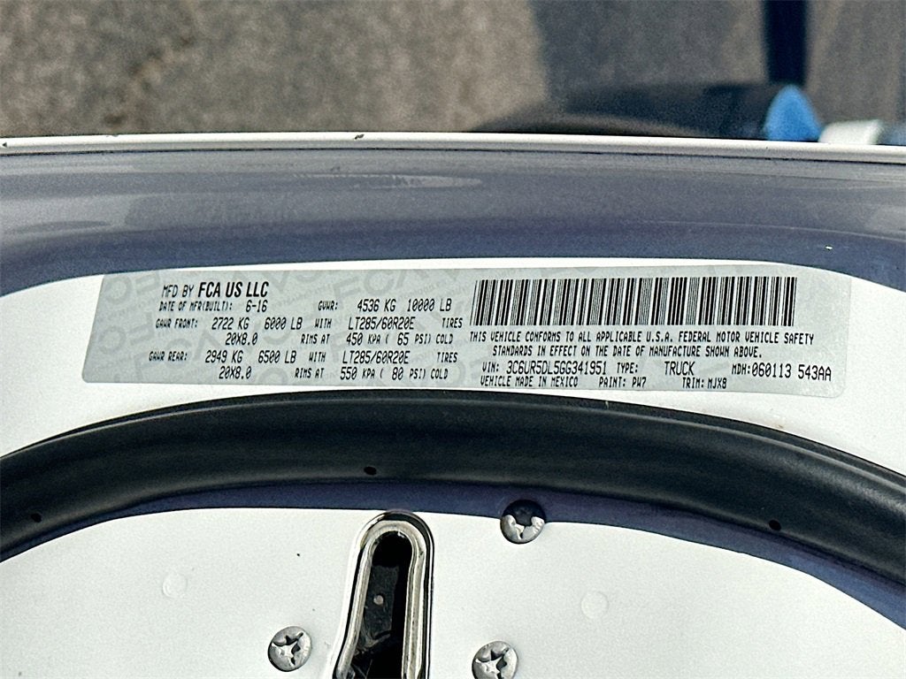 2016 RAM 2500 Big Horn