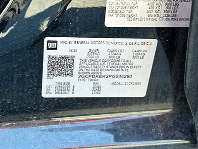 2023 Chevrolet Silverado 1500 LT (2FL)