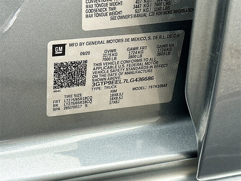 2020 GMC Sierra 1500 AT4