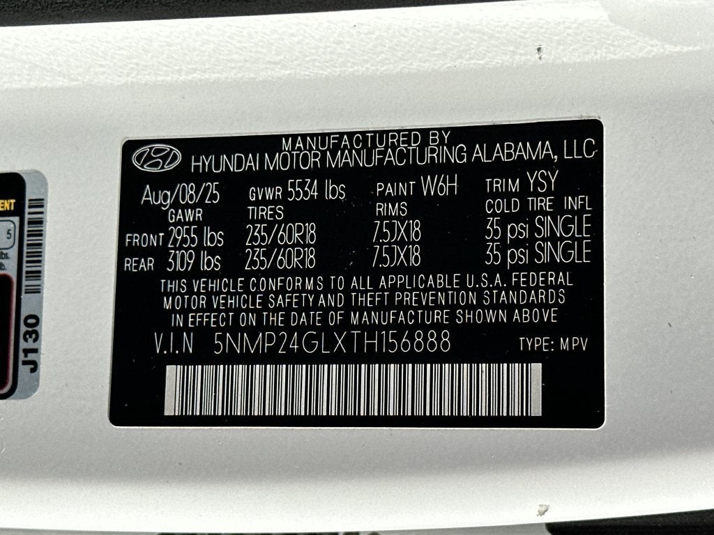 2026 Hyundai Santa Fe SEL