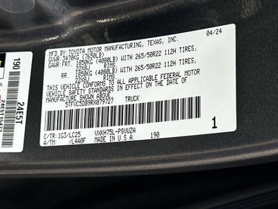 2024 Toyota Tundra Hybrid Capstone 4WD
