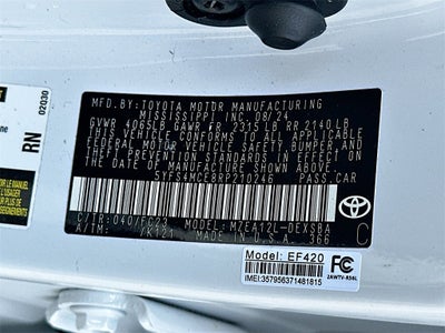 2024 Toyota Corolla SE