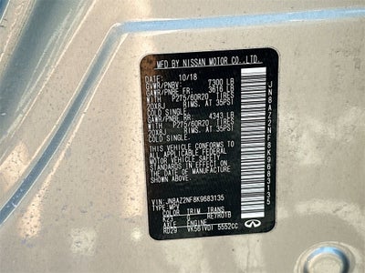 2019 INFINITI QX80 LUXE