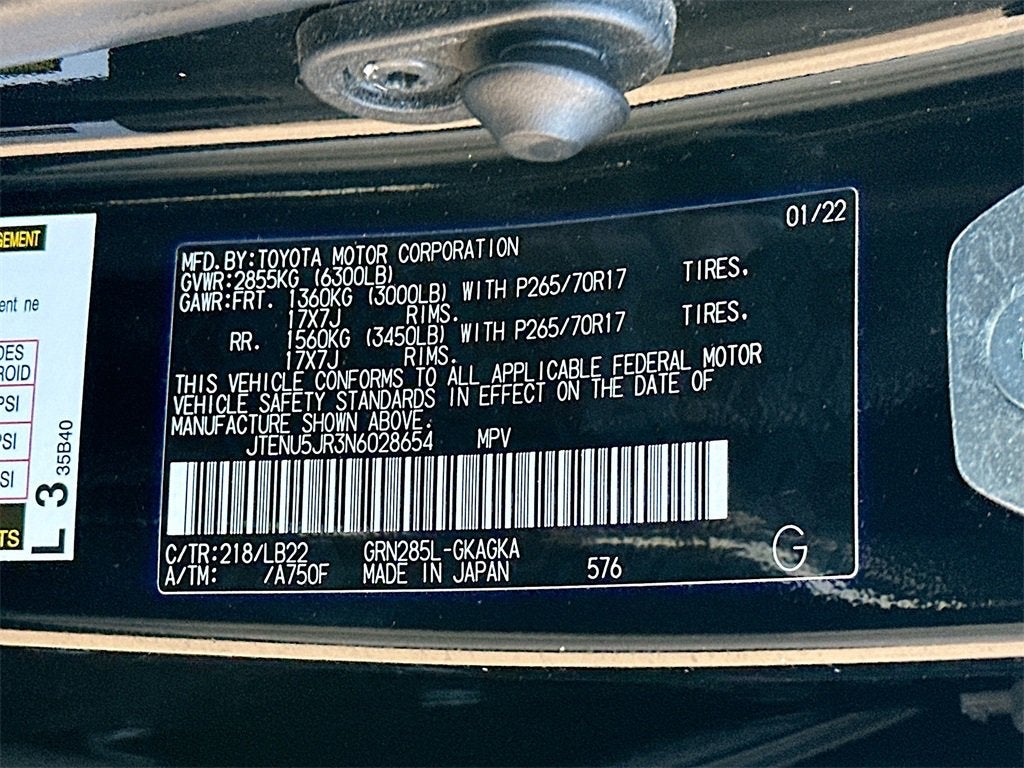 2022 Toyota 4Runner SR5 Premium