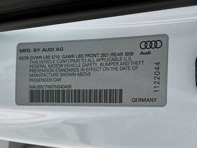 2026 Audi A6 Prestige quattro S tronic