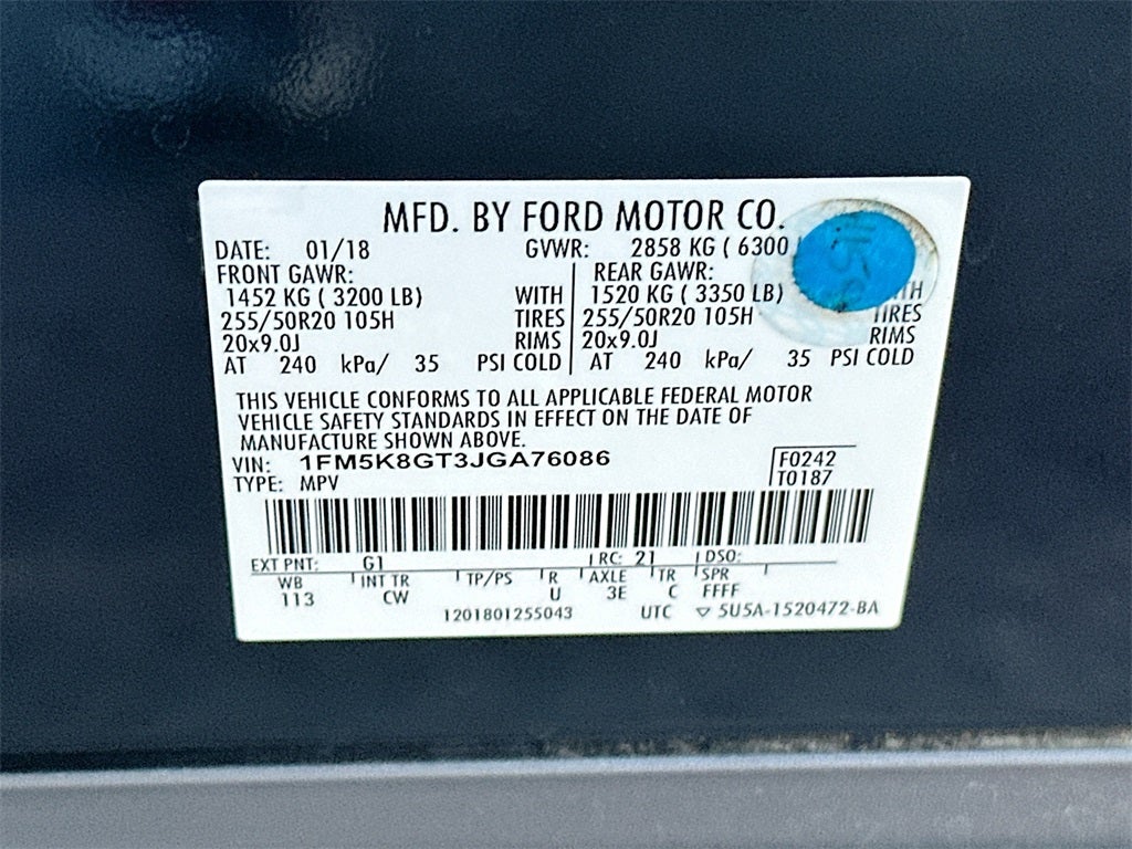 2018 Ford Explorer Sport