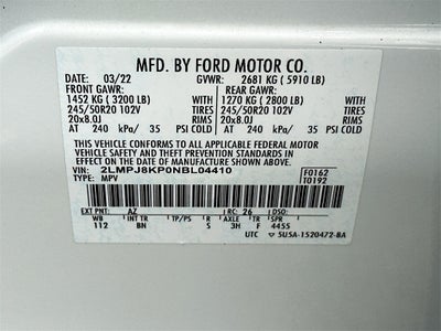 2022 Lincoln Nautilus Reserve