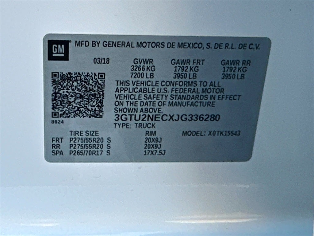 2018 GMC Sierra 1500 SLT