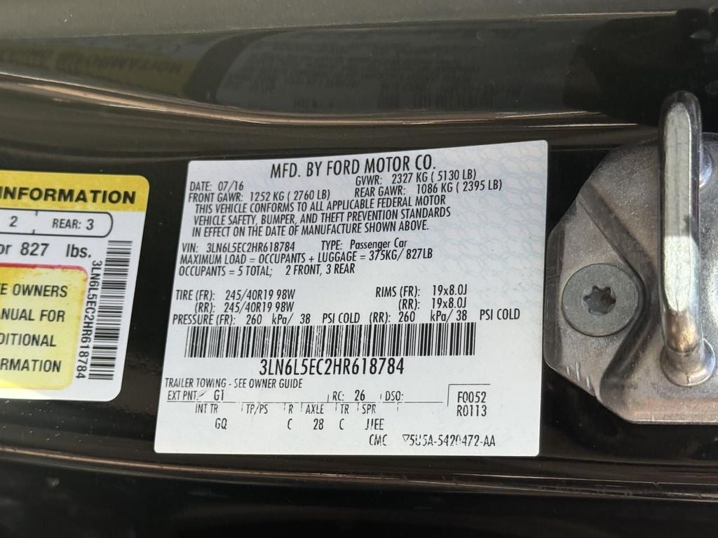 2017 Lincoln MKZ Reserve