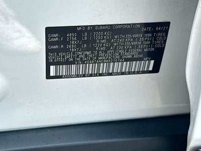 2021 Subaru Outback Limited