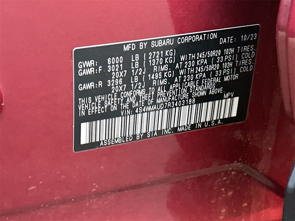 2024 Subaru Ascent Limited