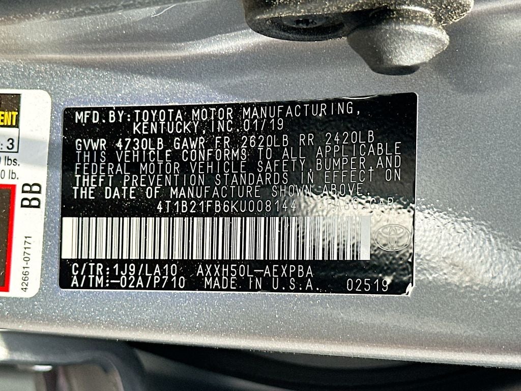 2019 Toyota Avalon Hybrid Limited