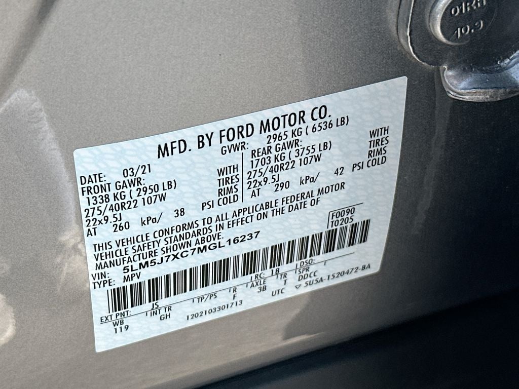 2021 Lincoln Aviator Reserve Premium