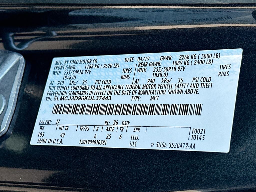 2019 Lincoln MKC Reserve