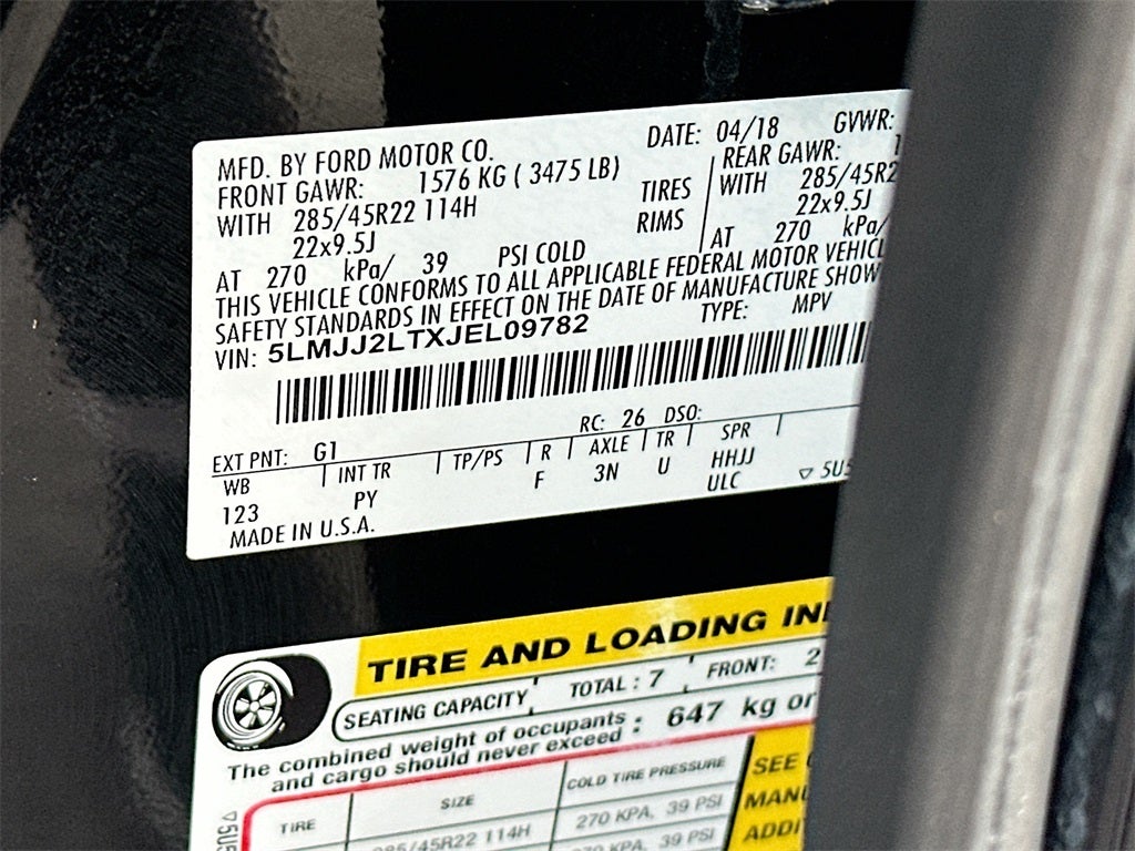 2018 Lincoln Navigator Reserve