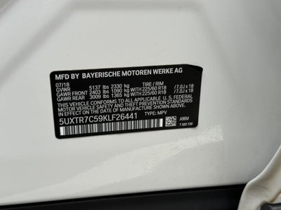 2019 BMW X3 sDrive30i