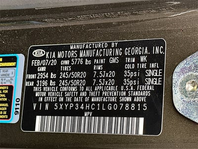 2020 Kia Telluride EX