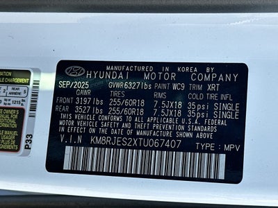 2026 Hyundai Palisade XRT Pro