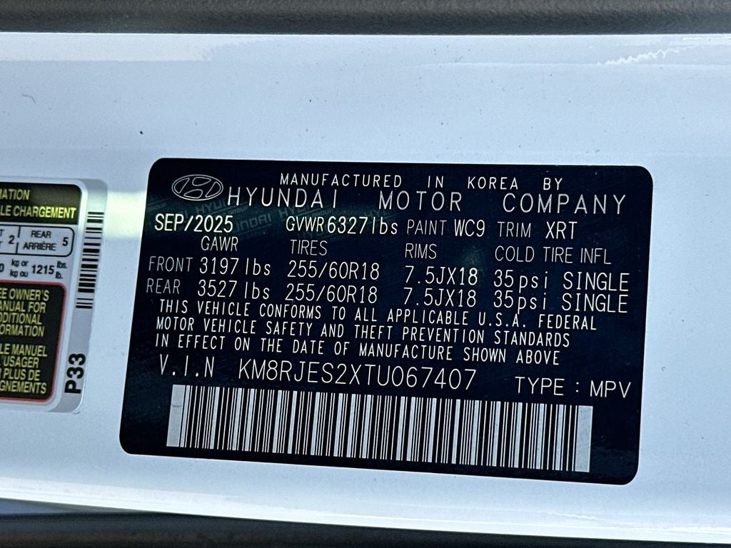 2026 Hyundai Palisade XRT Pro