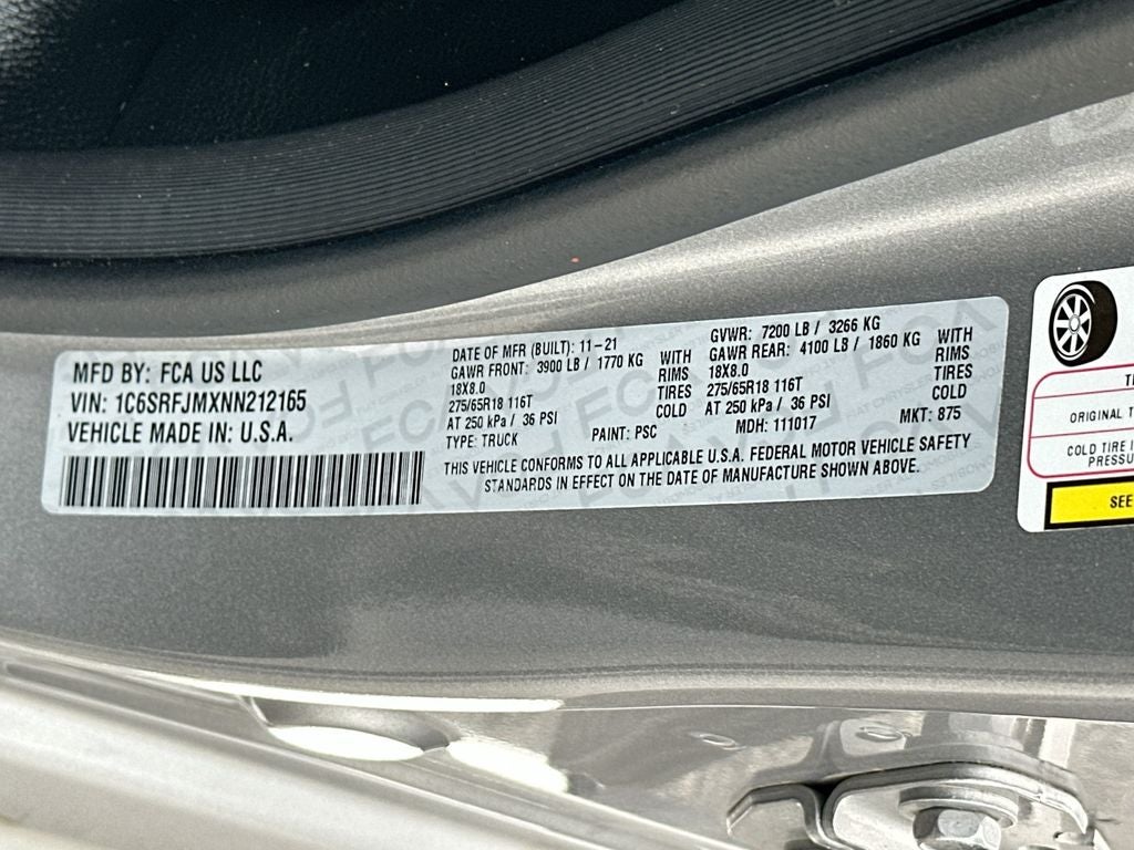 2022 RAM 1500 Laramie