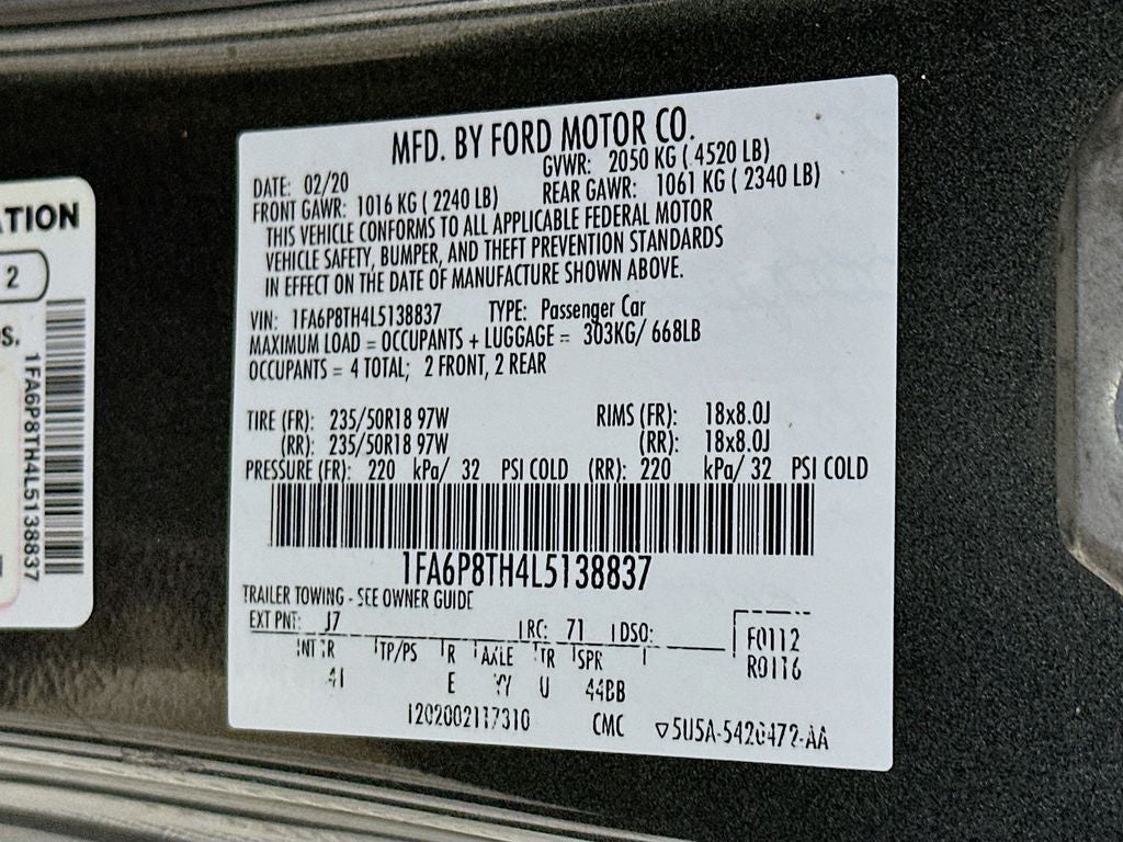 2020 Ford Mustang EcoBoost Premium