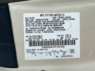 2005 Ford Thunderbird Base