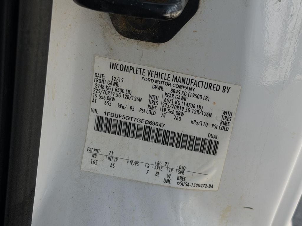 2016 Ford F-550SD XL DRW