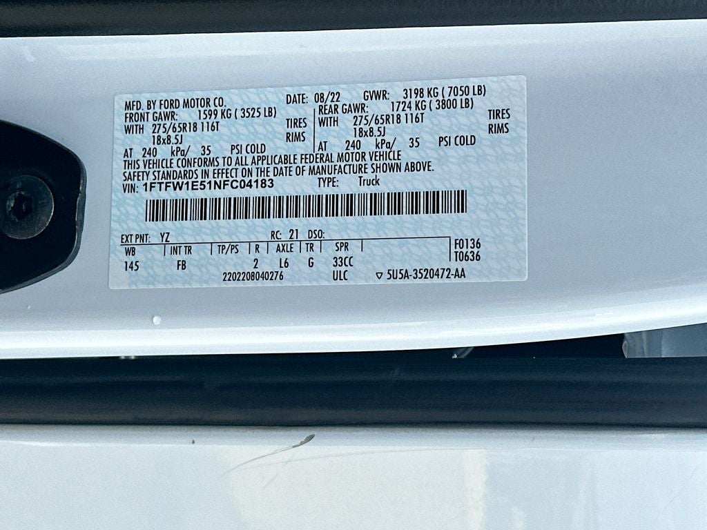 2022 Ford F-150 XLT
