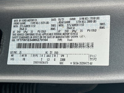2021 Ford F-150 XLT