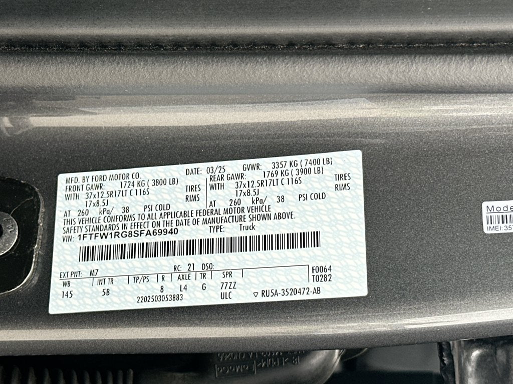 2025 Ford F-150 Raptor