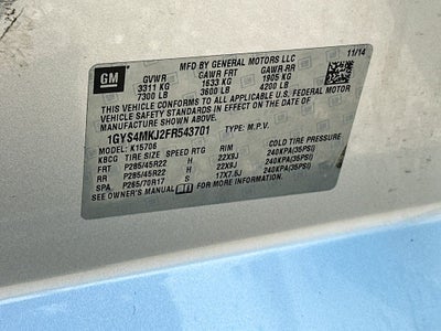 2015 Cadillac Escalade Luxury