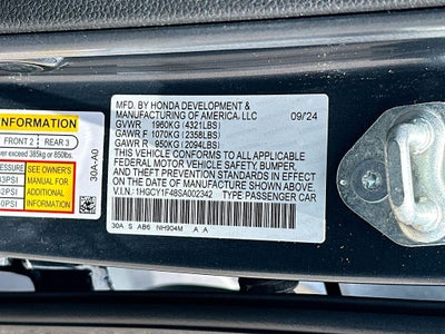 2025 Honda Accord SE