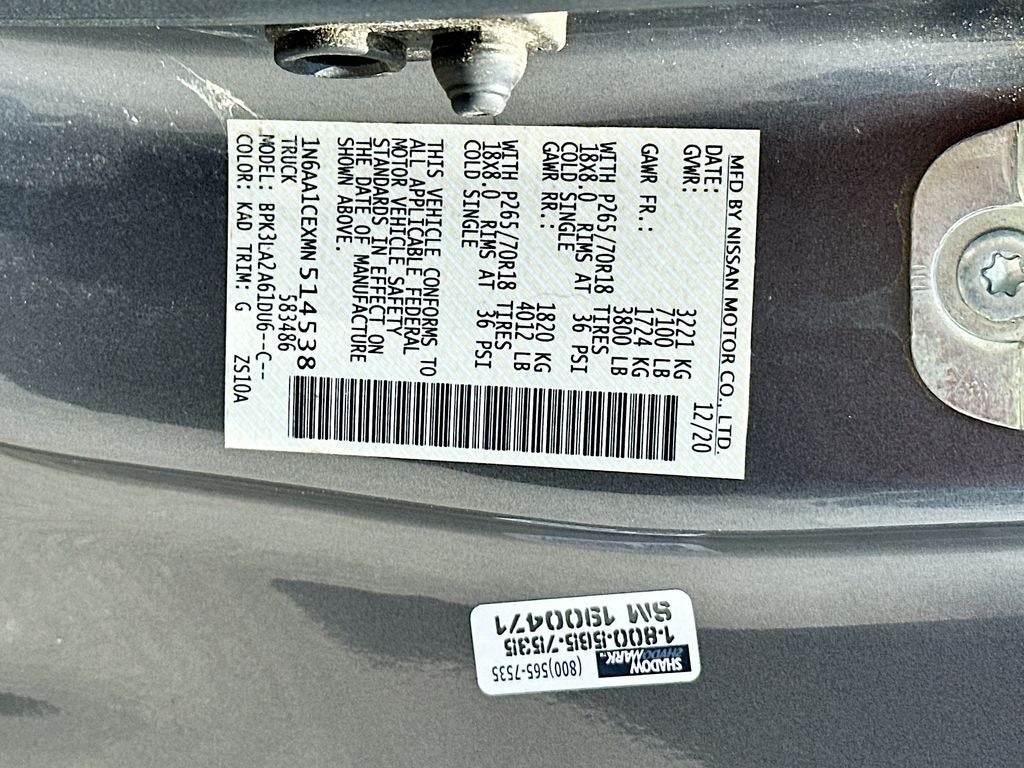 2021 Nissan Titan S