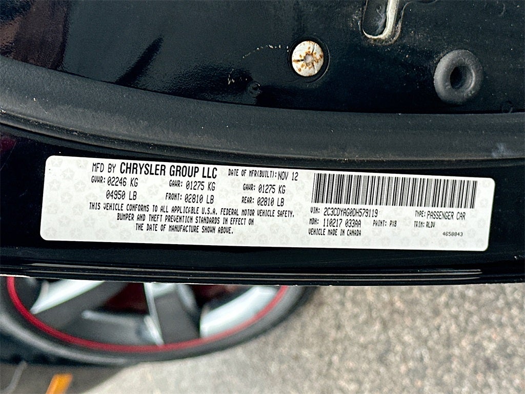 2013 Dodge Challenger Rallye Redline