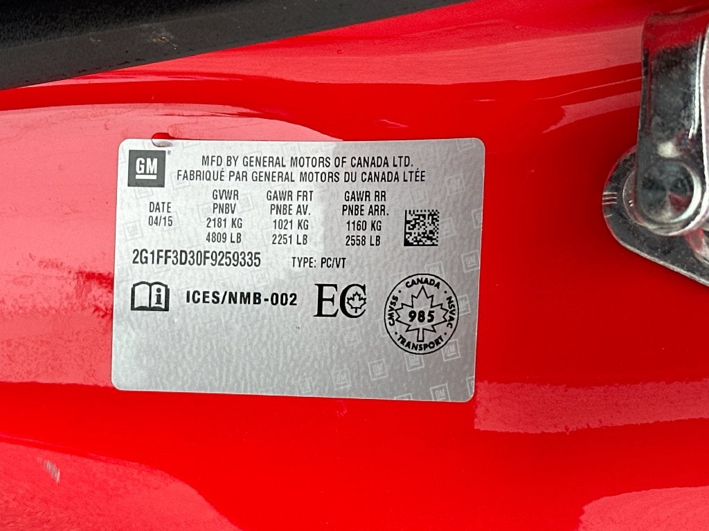 2015 Chevrolet Camaro 2LT 2LT