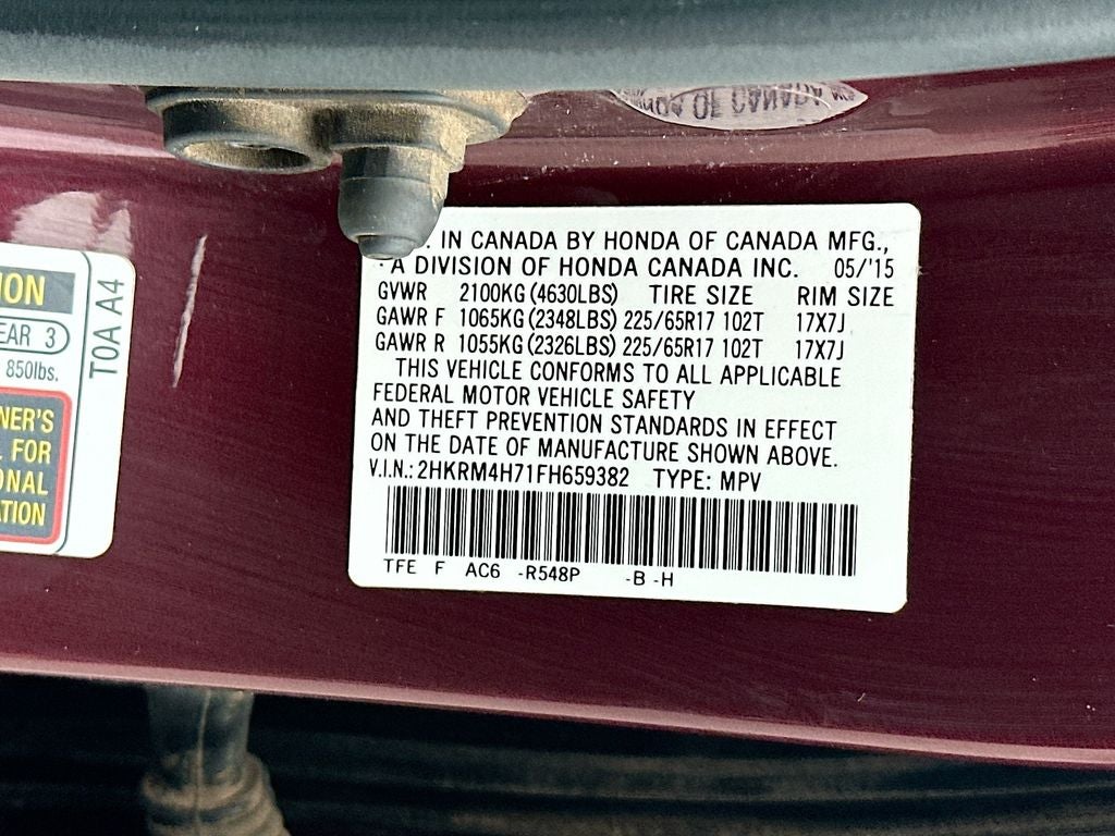 2015 Honda CR-V EX-L