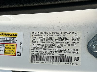 2023 Honda CR-V Hybrid Sport