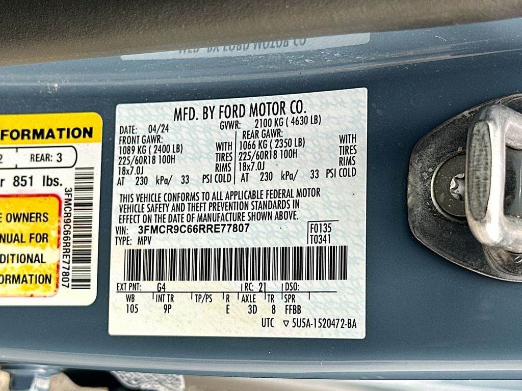 2024 Ford Bronco Sport Outer Banks